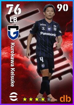 Kurokawa Keisuke — LB, OVR 76, MAX 90