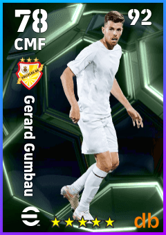 Gerard Gumbau — CMF, OVR 78, MAX 92