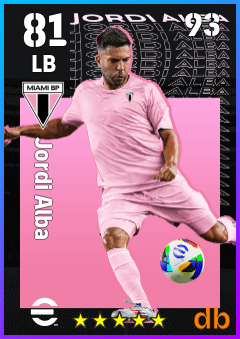 Jordi Alba — LB, OVR 81, MAX 93