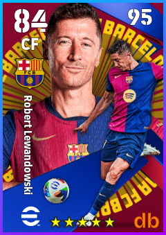 Robert Lewandowski eFootball player card