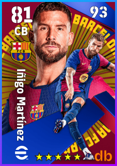 Iñigo Martínez — CB, OVR 81, MAX 93