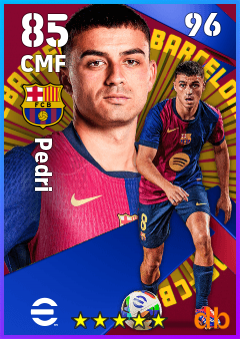 Pedri eFootball player card