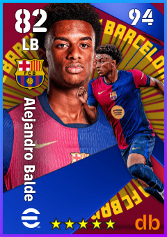 Alejandro Balde eFootball player card