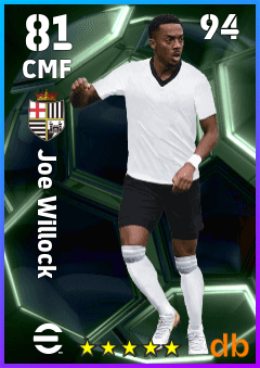 Joe Willock — CMF, OVR 81, MAX 94