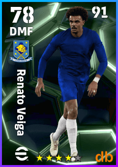 Renato Veiga — DMF, OVR 78, MAX 91