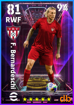 F. Bernardeschi — RWF, OVR 81, MAX 94