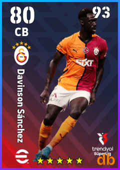 Davinson Sánchez eFootball player card