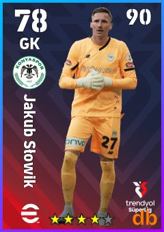 Jakub Słowik — GK, OVR 78, MAX 90