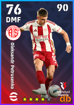 Oleksandr Petrusenko — DMF, OVR 76, MAX 90