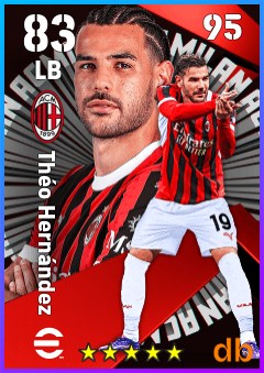 Théo Hernández eFootball player card