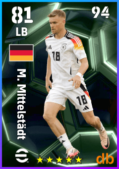 M. Mittelstädt — LB, OVR 81, MAX 94