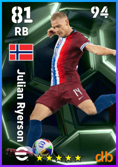 Julian Ryerson — RB, OVR 81, MAX 94