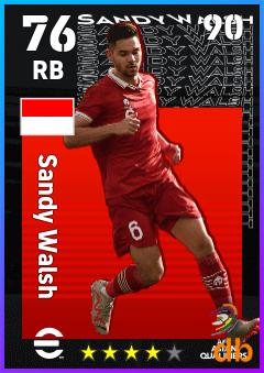 Sandy Walsh eFootball player card