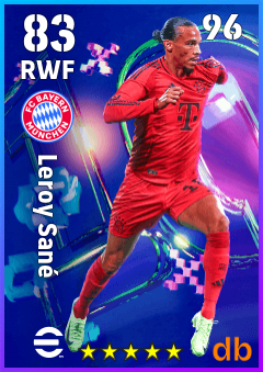 Leroy Sané eFootball player card