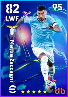 Mattia Zaccagni — LWF, OVR 82, MAX 95
