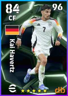 Kai Havertz — CF, OVR 84, MAX 96