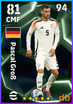 Pascal Groß eFootball player card