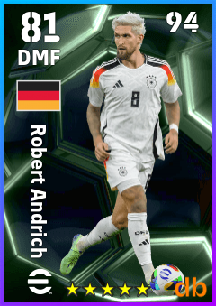 Robert Andrich — DMF, OVR 81, MAX 94