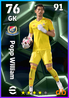 Popp William eFootball player card