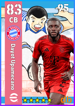 Dayot Upamecano — CB, OVR 83, MAX 95