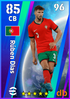 Rúben Dias — CB, OVR 85, MAX 96