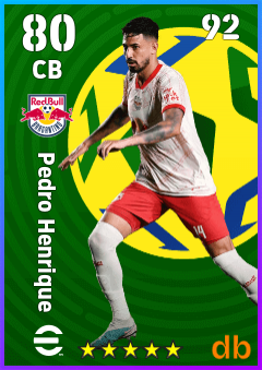 Pedro Henrique — CB, OVR 80, MAX 92