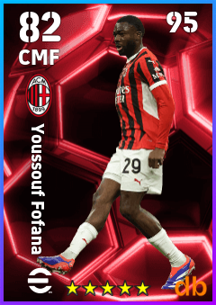 Youssouf Fofana — CMF, OVR 82, MAX 95
