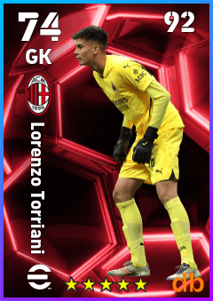 Lorenzo Torriani — GK, OVR 74, MAX 92