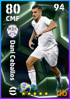 Dani Ceballos — CMF, OVR 80, MAX 94