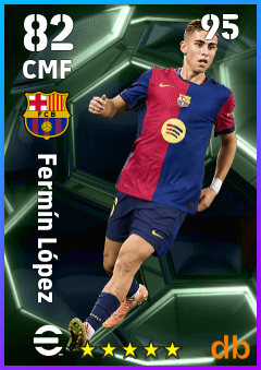 Fermín López eFootball player card