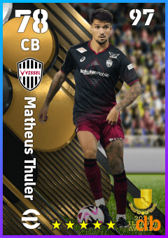 Matheus Thuler — CB, OVR 78, MAX 97