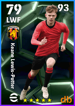 Keane Lewis-Potter — LWF, OVR 79, MAX 93
