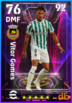 Vitor Gomes — DMF, OVR 76, MAX 92
