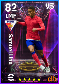 Samuel Lino — LMF, OVR 82, MAX 95