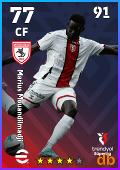 Marius Mouandilmadji — CF, OVR 77, MAX 91