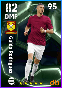 Guido Rodríguez — DMF, OVR 82, MAX 95