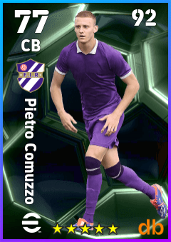 Pietro Comuzzo — CB, OVR 77, MAX 92