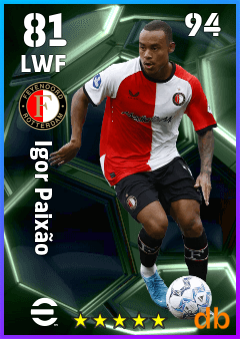 Igor Paixão — LWF, OVR 81, MAX 94