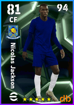 Nicolas Jackson eFootball player card