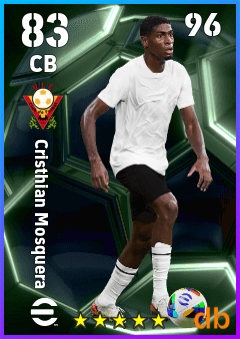 Cristhian Mosquera — CB, OVR 83, MAX 96
