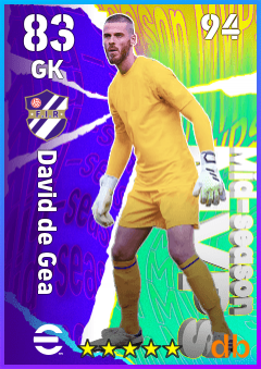 David de Gea — GK, OVR 83, MAX 94
