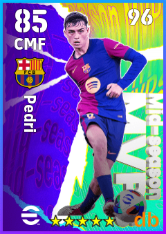 Pedri eFootball player card