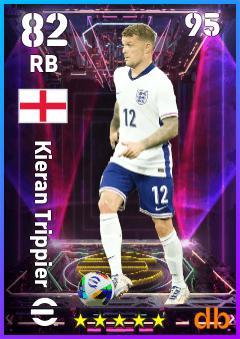 Kieran Trippier — RB, OVR 82, MAX 95