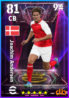 Joachim Andersen — CB, OVR 81, MAX 94