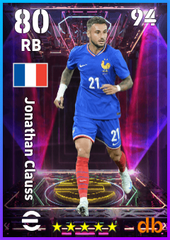 Jonathan Clauss eFootball player card