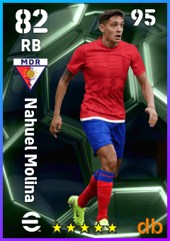 Nahuel Molina — RB, OVR 82, MAX 95