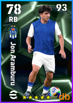 Jon Aramburu eFootball player card