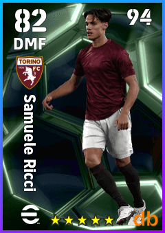 Samuele Ricci — DMF, OVR 82, MAX 94