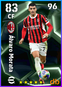 Álvaro Morata — CF, OVR 83, MAX 96