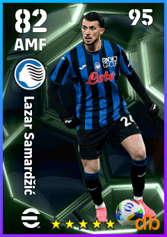 Lazar Samardžić — AMF, OVR 82, MAX 95